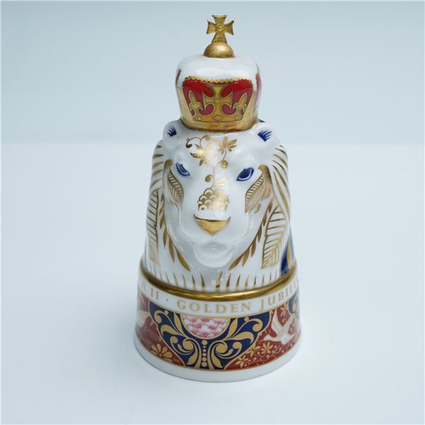 Royal Worcester Commemorative Candle Snuffer, Lion