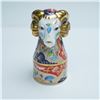 Image 1 : Royal Worcester Porcelain Candle Snuffer, Ram