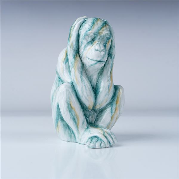 Royal Doulton Experimental Figurine, Does Not Hear Monkey