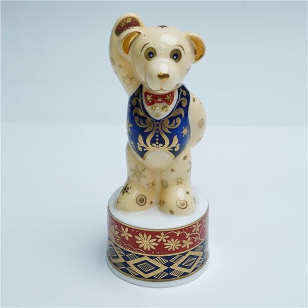 Royal Worcester Porcelain Candle Snuffer, Prince Regent Teddy Bear