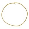 Image 6 : Elegant Yellow Gold 20" 4.3mm Polished Flat Cuban Curb Link Chain Necklace