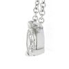 Image 5 : New 14k White Gold .34 ctw Pear Diamond Tear Drop Solitaire Pendant Chain Neckla