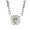 Image 5 : New 14K Gold.38 ctw Round Brilliant Diamond Solitaire Pendant w/ Adjustable Chai