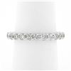 Image 4 : Classic 14k White Gold 1.60 ctw Shared Prong Set Round Diamond Eternity Band Rin