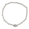 Image 2 : French 18k White Gold 4.09 ctw Baguette & Round Diamond Line Statement Bracelet