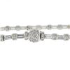 Image 5 : French 18k White Gold 4.09 ctw Baguette & Round Diamond Line Statement Bracelet