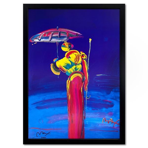 Umbrella Man with Cane by Peter Max
