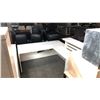 Image 2 : WHITE OAK 72" X 78" L-SHAPE EXECUTIVE DESK