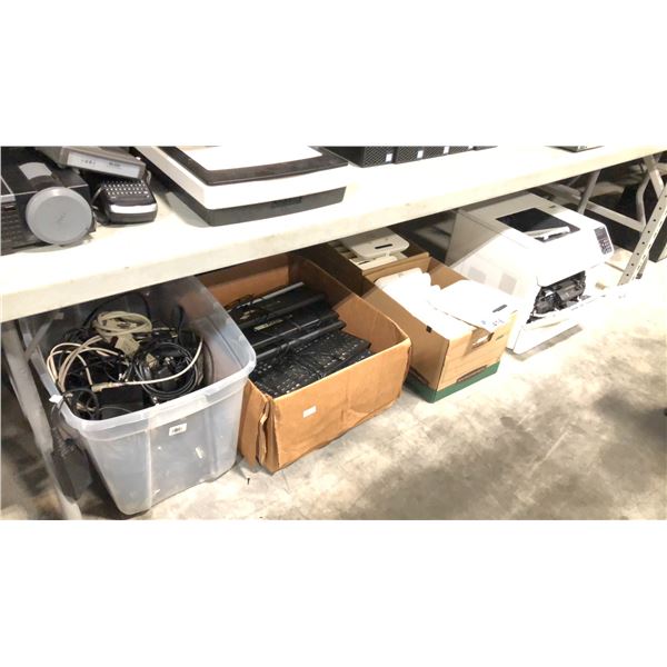 SHELF LOT INCL 2 BOXES OF CISCO WAP371 WIRELESS ACCESS POINTS, HP LASERJET ENTERPRISE M605 PRINTER,