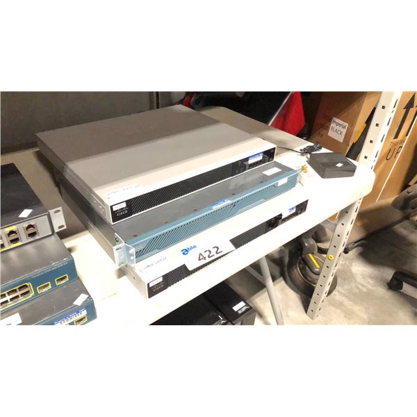 3 ASSORTED NETWORK EQUIPMENT INCL CISCO ASA 5515-X MID-RANGE FIREWALL