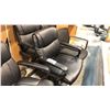 Image 2 : 5 BLACK ASSORTED OFFICE CHAIRS W/ CONDITION ISSUES-MUST TAKE ALL
