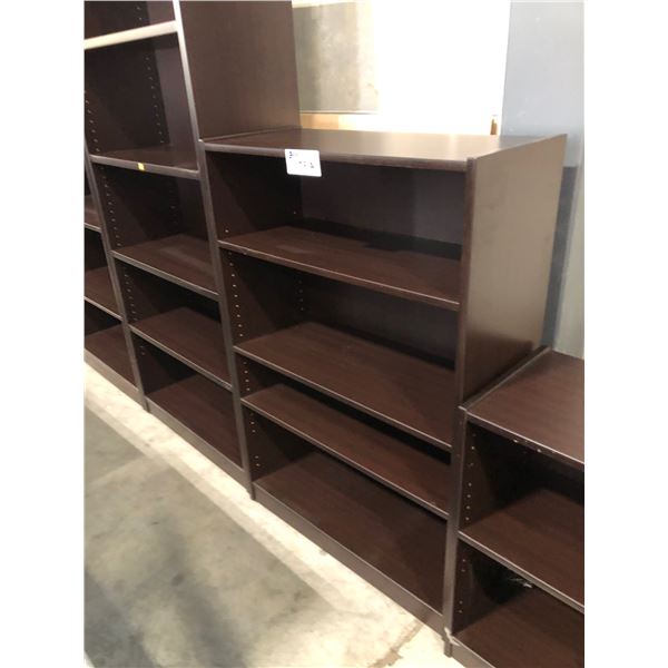DARKWOOD 4' FT. HEIGHT BOOKCASE