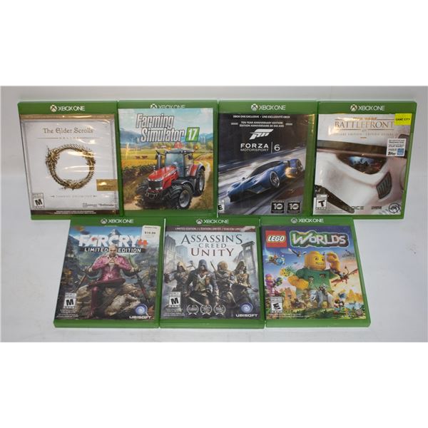 7 XBOX ONE GAMES