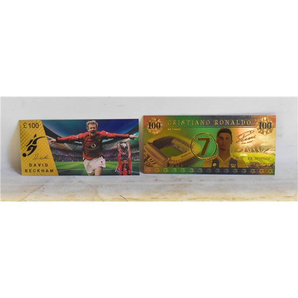 CHRISTINAO RONALDO + DAVID BECKHAM BILL