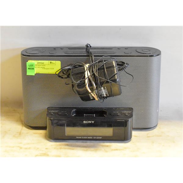 SONY DREAM MACHINE IPOD/IPHONE SPEAKER