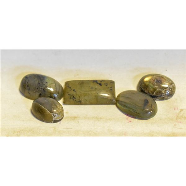 #42-NATURAL LABRADORITE STONES 99.5CT