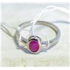 Image 1 : #184-NATURAL RED RUBY GEMSTONES RING SZIE 7.75