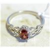 Image 1 : #183-NATURAL RHODOLITED GARNET RING SIZE 7.75