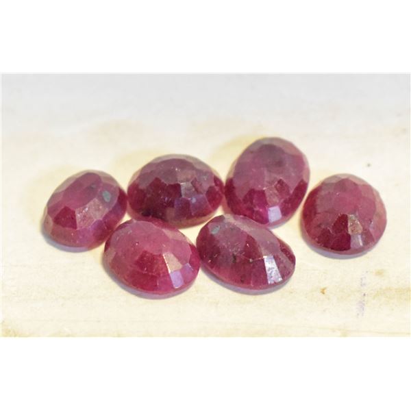 #20-NATURAL RED RUBY  STONES   57.0CT