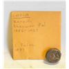 Image 1 : ANTIQUE 1886-1927 INDIA KARAULA 1 PAISA COIN