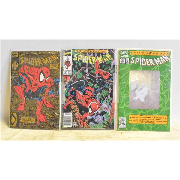 SPIDER MAN #1, 8, 25