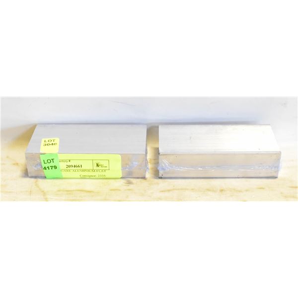 2 PACK SQUARE ALUMINIUM FLAT BAR
