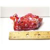 Image 2 : 20)  RED QUARTZ RAINBOW CLUSTER, 131.6