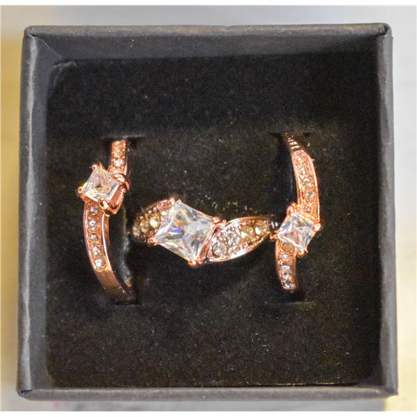 3PCS/SET RING SET SZ8