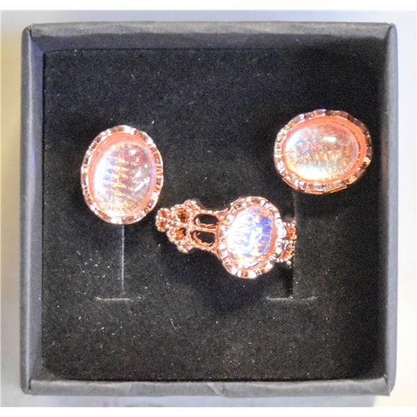 EARRINGS AND RING SET SZ7