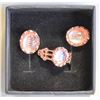Image 1 : EARRINGS AND RING SET SZ7