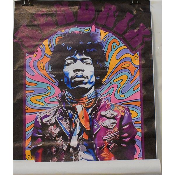 JIMMY HENDRIX CANVAS POSTER