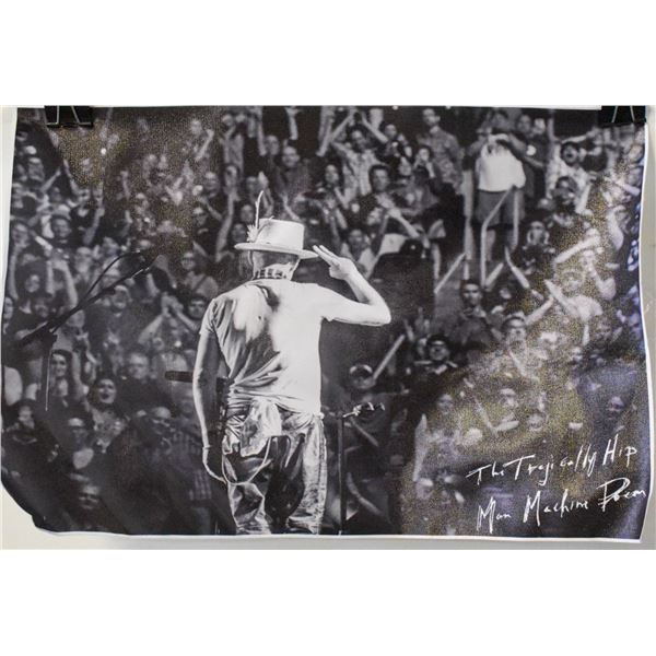 GORD DOWNIE CANVAS PRINT