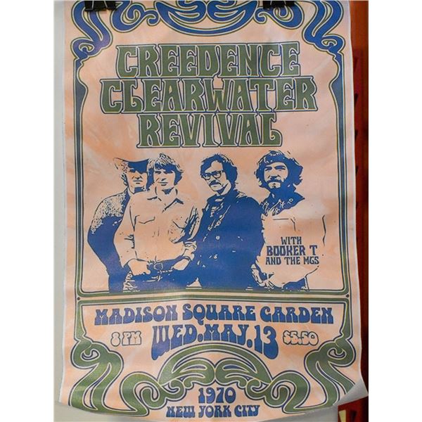 CCR CANVAS CONCERT POSTER
