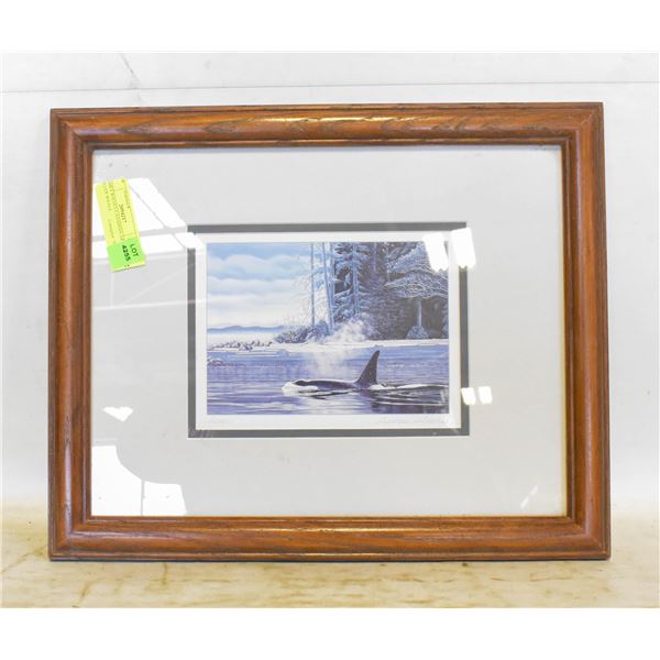 JAMES WIENES CANADIAN ARTIST KILLER WHALE