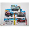 5PK OF ASSORTED HOTWHEELS