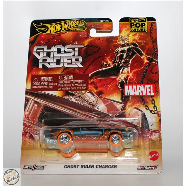 HOTWHEELS PREMIUM WITH GHOST RIDER 69' CHARGER