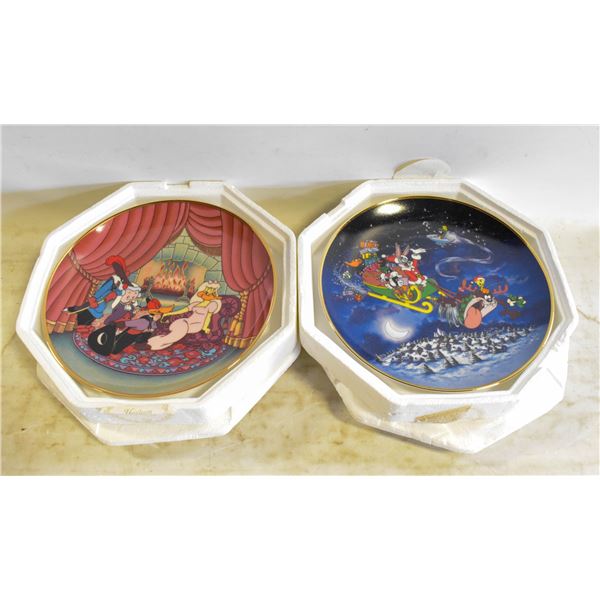 2 LOONEY TUNES COLLECTICBLE PLATES