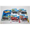 Image 1 : 5PK OF ASSORTED HOTWHEELS