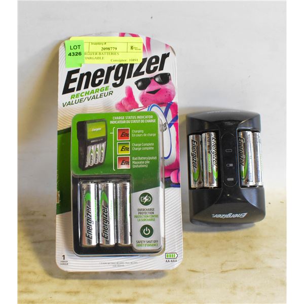ENERGIZER BATTERIES RECHARGABLE