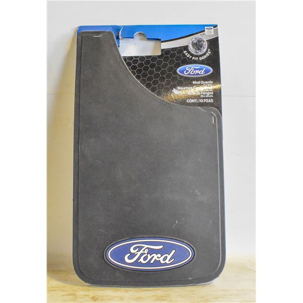 FORD MUD GUARDS 11" X 19" NEW WITH HARDWARE
