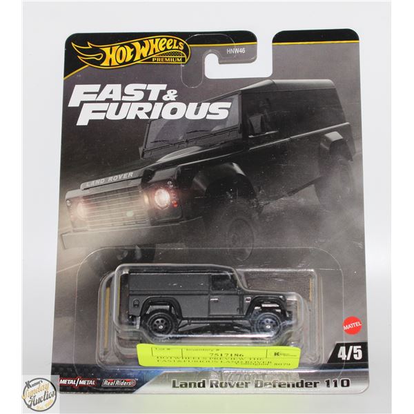 HOTWHEELS PREVIEW THE FAST&FURIOUS LAND ROVER