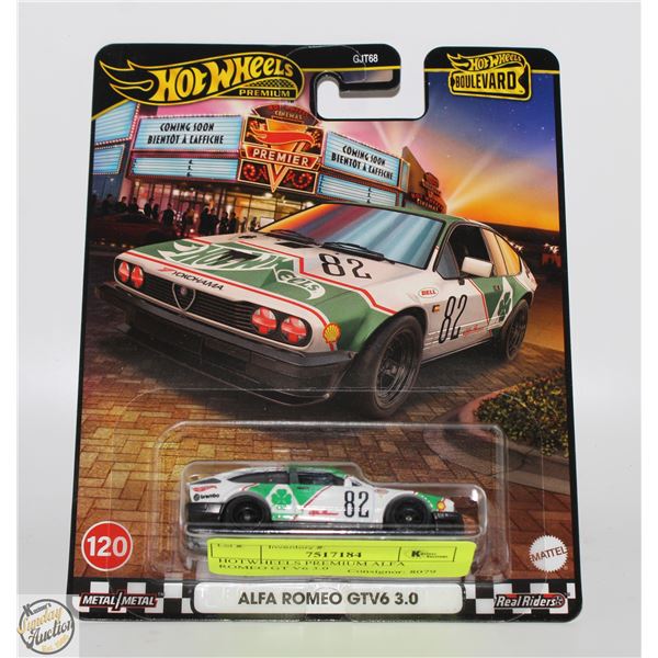 HOTWHEELS PREMIUM ALFA ROMEO GT V6 3.0