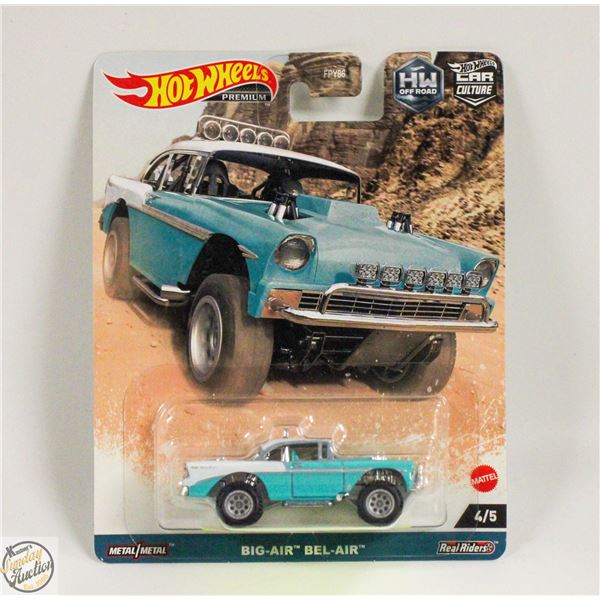 HOTWHEELS PREMIUM METAL ON METAL BIG-AIR BEL-AIR