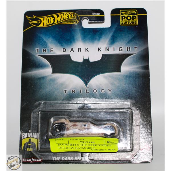 HOTWHEELS THE DARK KNIGHT TRILIOGY BATMOBILE