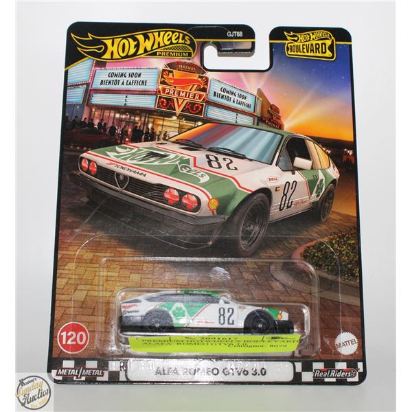 PREMIUM HOTWHEELS BOULEVARD ALAFA  ROMEO GTV6 3.0