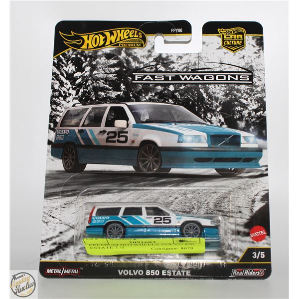 PREMIUM HOTWHEELS VOLVO 850 ESTATE 3 /5