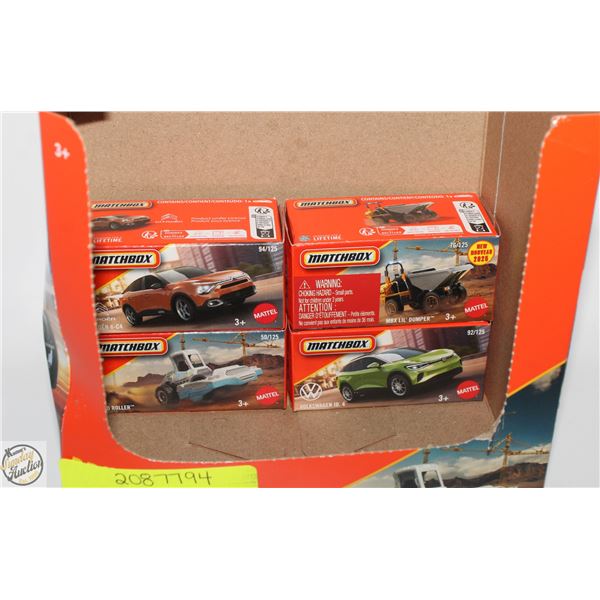 FOUR NEW MATCHBOX POWER GRABS IN MATCHBOX VENDER