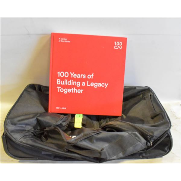 CN COLLECTORS LOT - 100 YEAR HISTORY BOOK, PINS &