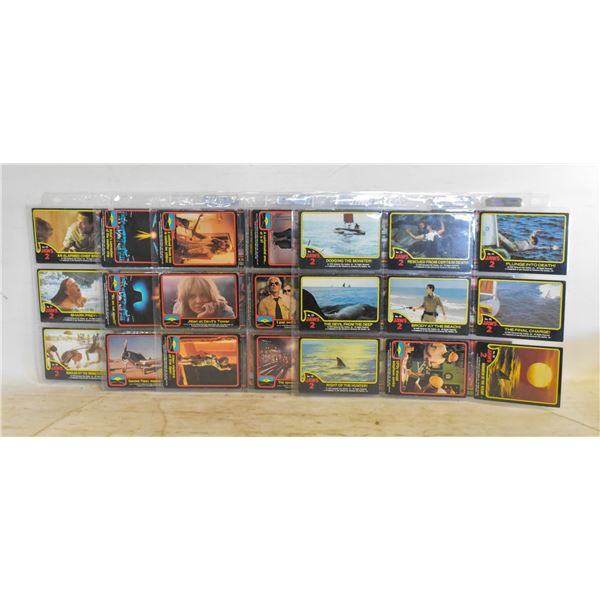 LOT OF 45 JAWS VINTAGE CARDS