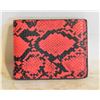 Image 1 : RED SNAKE PATTERN WALLET